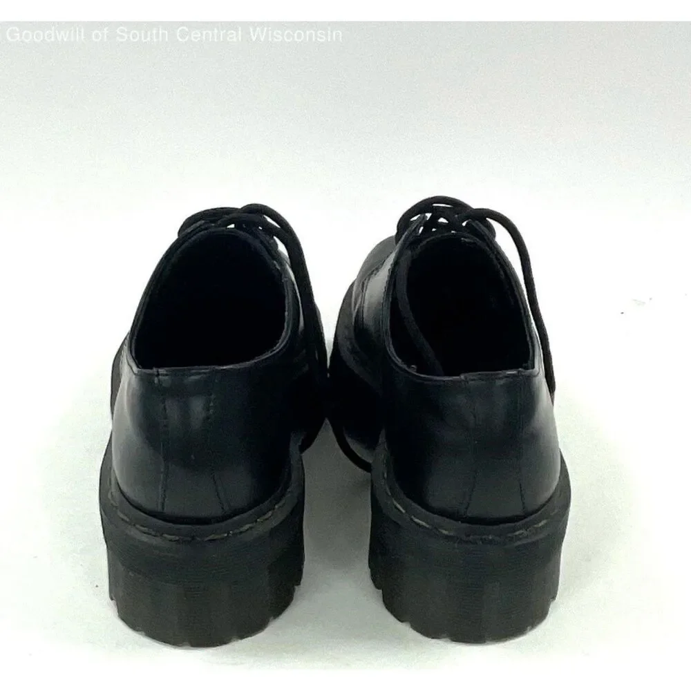 Dr. Martens 1461 Quad platform Oxfords Women’s Black Size 9 ladies